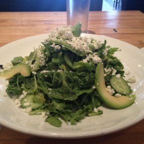 Gluten-free green salad from Saxon + Parole
